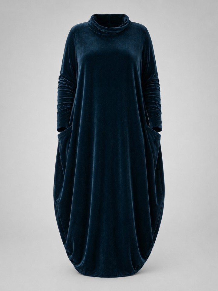 Elena | Abito Maxi in Velluto