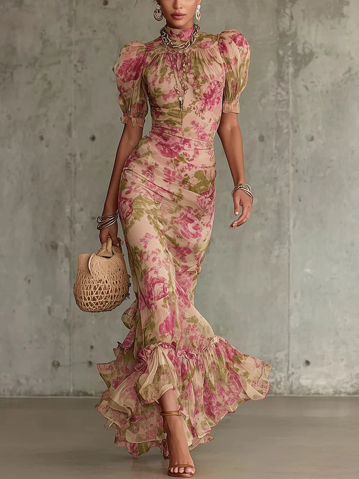 Cecilia | Abito Rosa Vintage