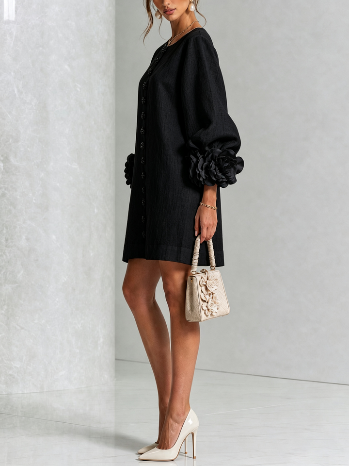 Patrizia | Floral Button-Up Mini Dress