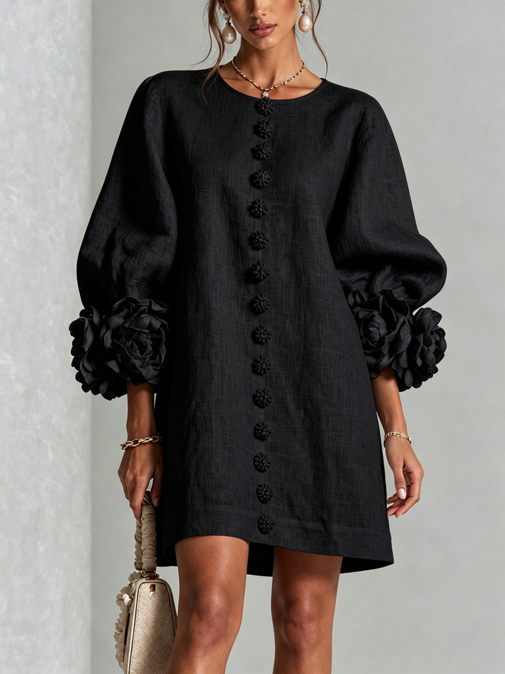 Patrizia | Floral Button-Up Mini Dress
