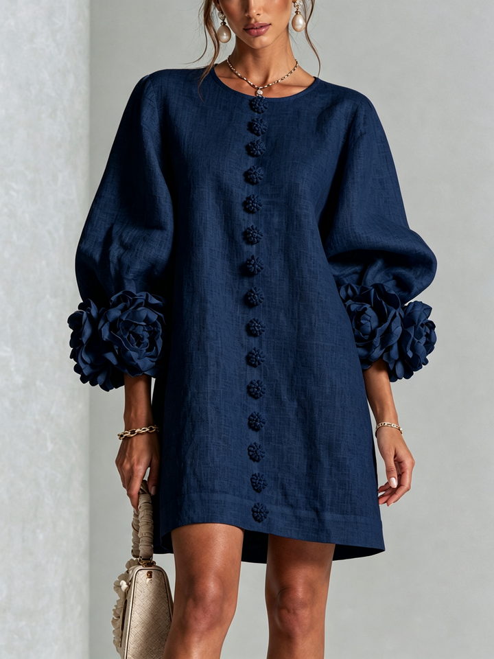 Patrizia | Floral Button-Up Mini Dress