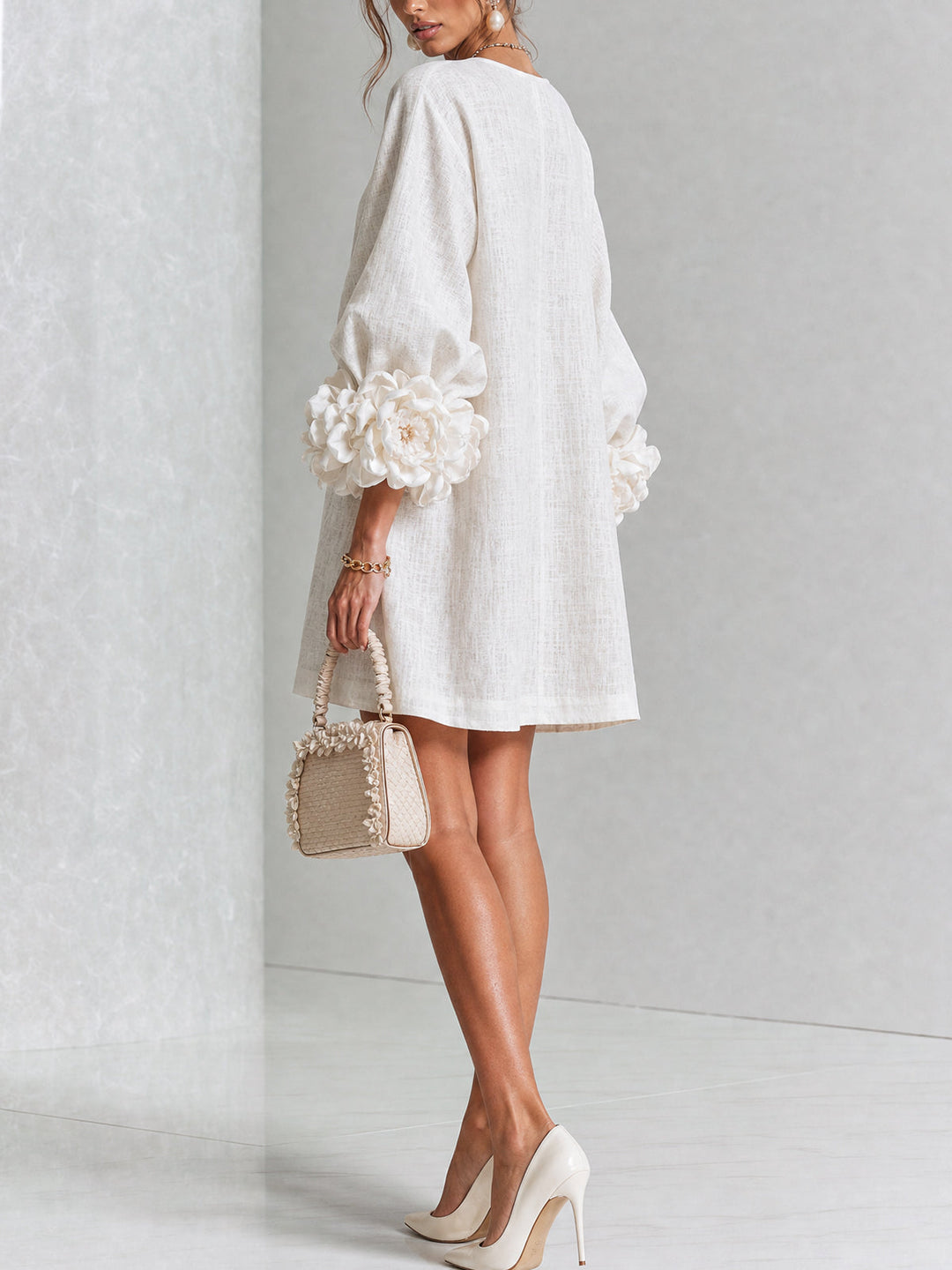 Patrizia | Floral Button-Up Mini Dress