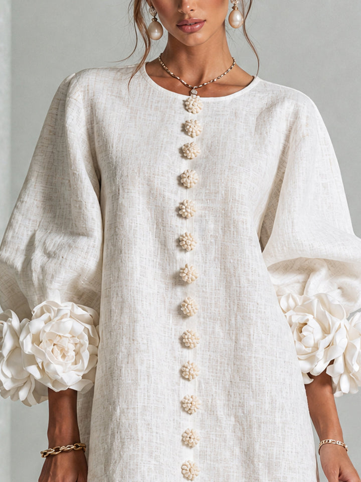 Patrizia | Floral Button-Up Mini Dress