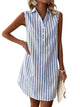 Dorothy | Striped Shirt Dress
