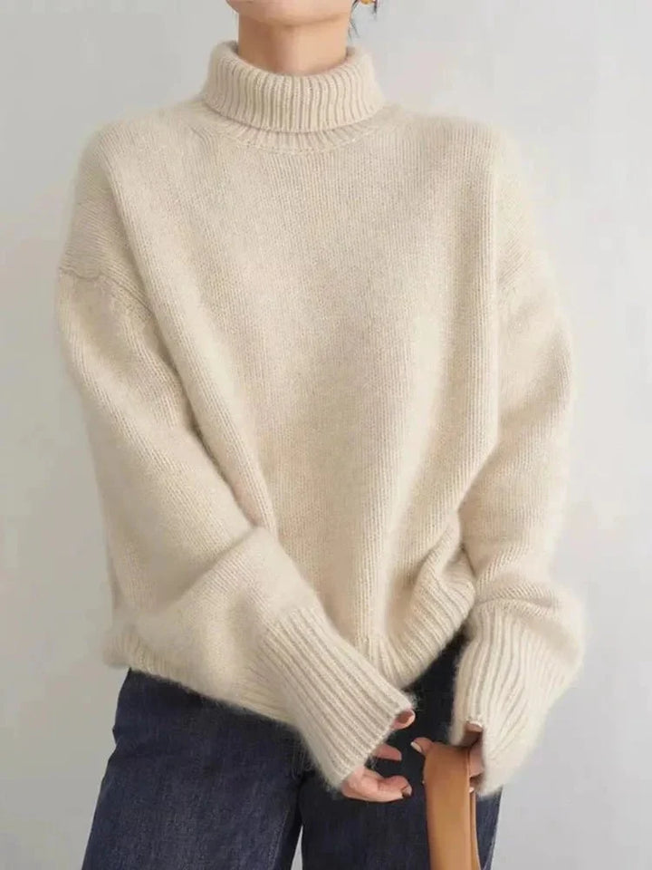 Amelia | Maglione a Collo Alto Comodo