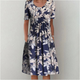 Beatrice | Tropical Lily Pocket Midi Dress