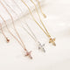CLARISSE™ – Classic Cross & Crown Necklace