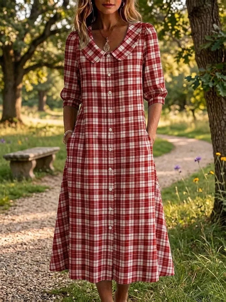 Rosalie | Vintage Charm Midi Dress