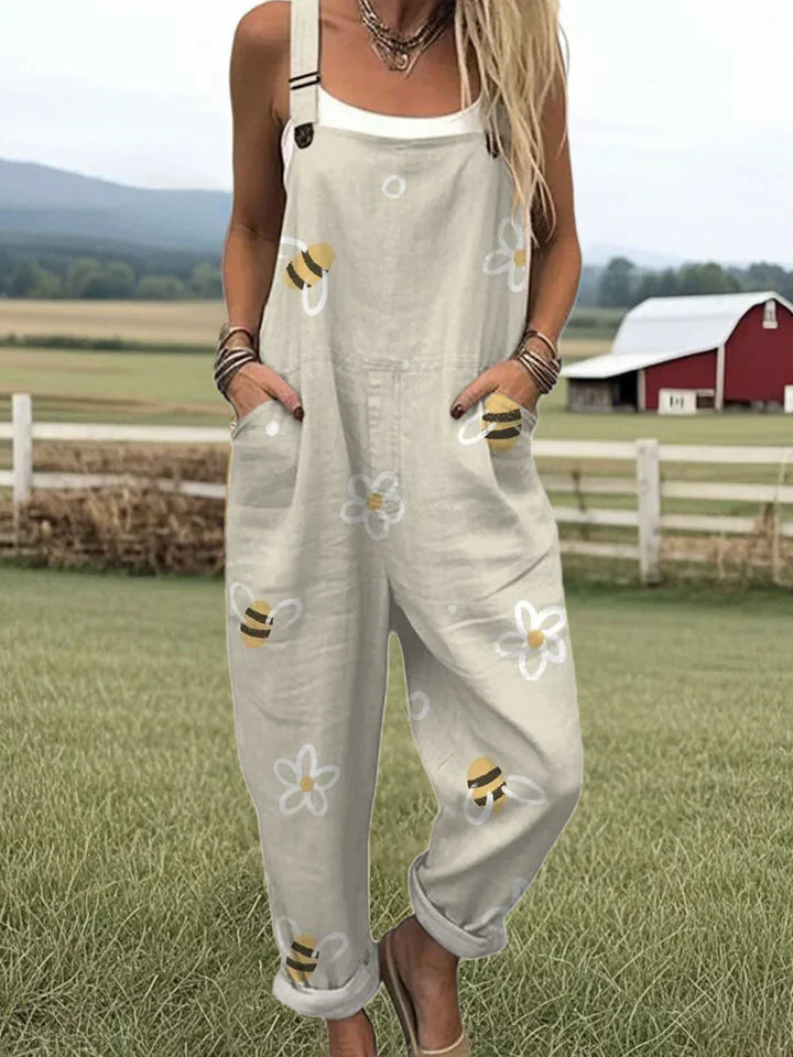 Josie | flowers Art Jumpsuit