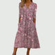 Florrie | Paisley Garden V-Neck Midi Dress