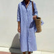 Skylar | Striped Shirt Dress