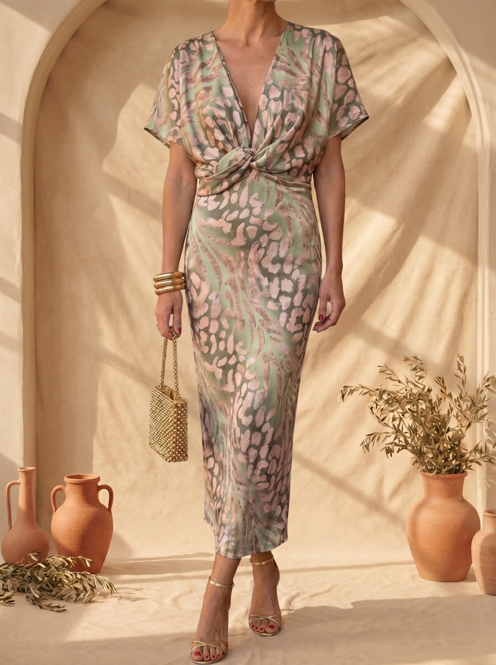 Antonella | Elegant dress in light and flowing fabric