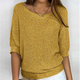 Venetia | Lightweight Summer Top with Three-Quarter Sleeves