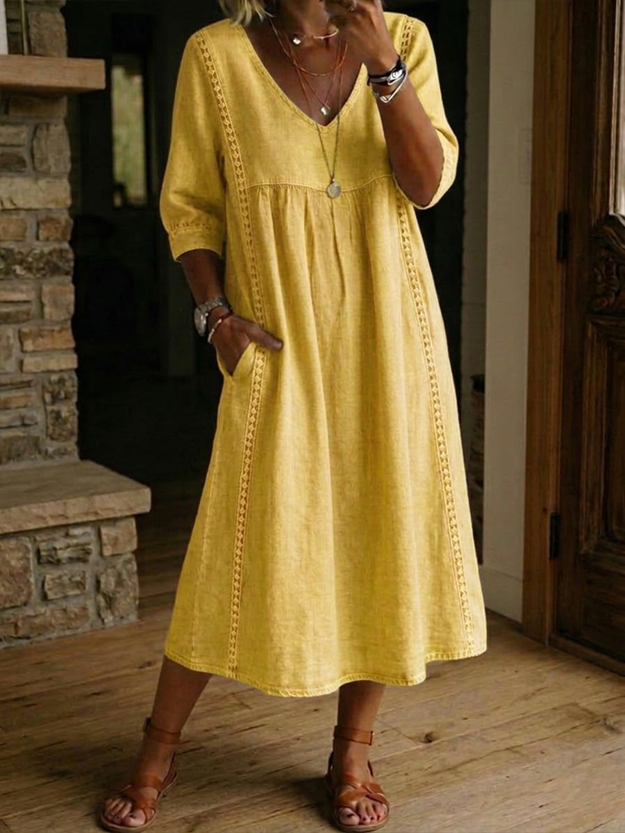 Mustard Comfort Dress