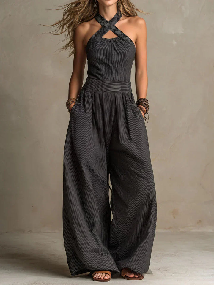 Beatrice | Jumpsuit con Scollo Incrociato