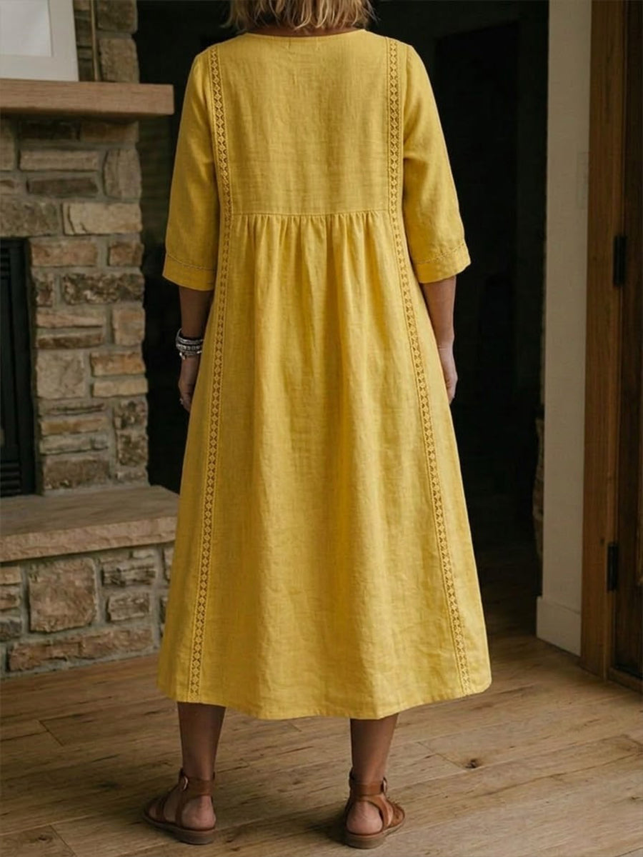 Mustard Comfort Dress