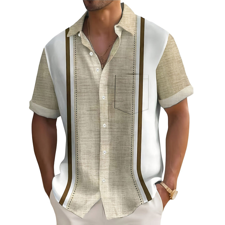 Matteo | Camicia Resort a Righe Verticali