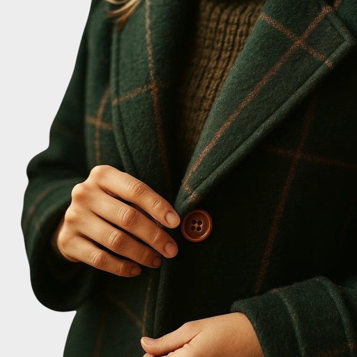 Adriana™ | Classic Check Autumn Coat
